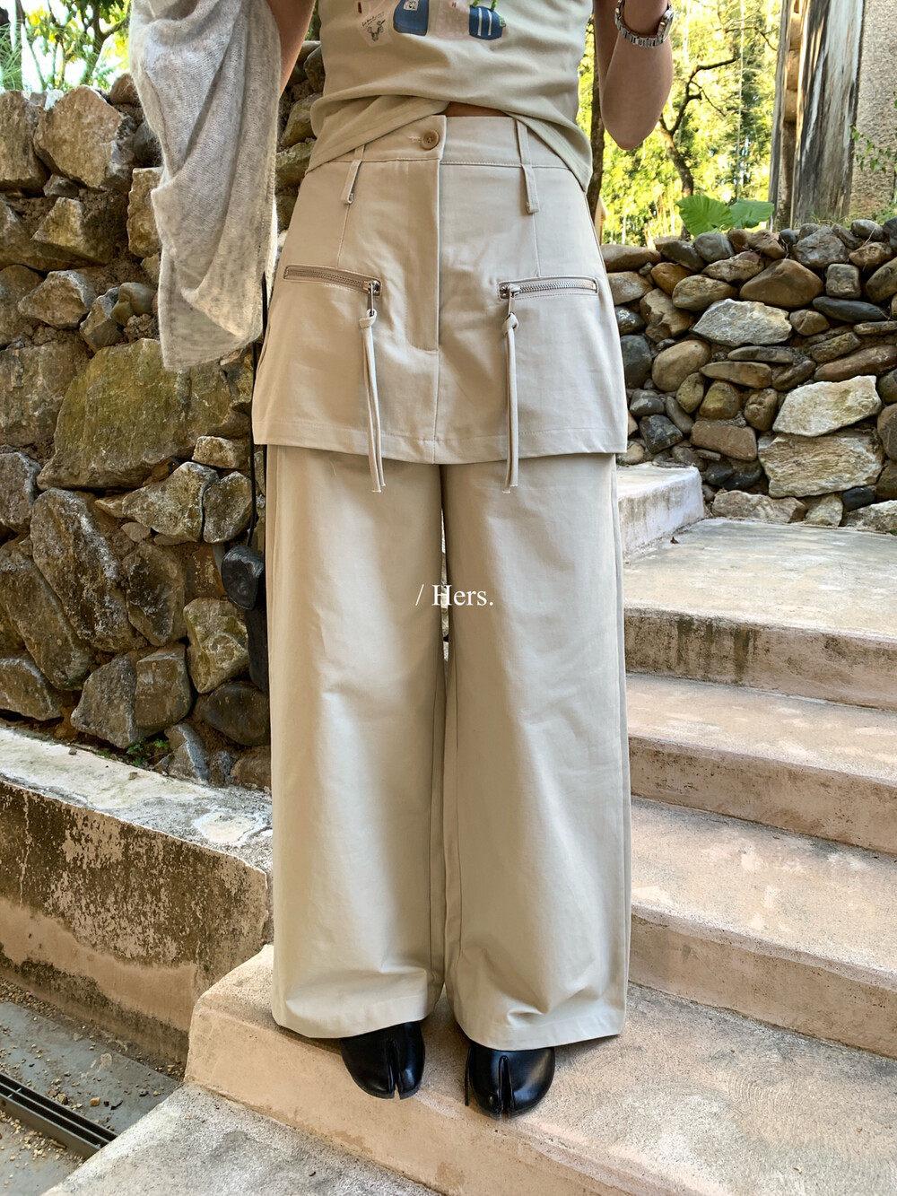 

Women s 2026 Spring Two-Piece Cargo Wide-Leg Pants - Loose Casual Silhouette Large легкие хаки