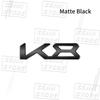 Creative Car 3D Metal K3 K5 K8 Logo Emblem Fender Rear Trunk Door Bumper Sticker For Kia Forte Ceed Cerato Rio Picanto Decor UD6