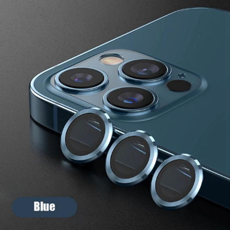 Camera Lens Protector Metal Lens Ring Case Glass For IPhone 15 Plus 15Pro Max 15 Pro 14 13 12 11 Lens Glass Cover