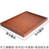 Rattan Wooden Serving Tray Storage Handle Rectangle Handmade Breakfast Tea Food Plate Dish Dinner Decorative Fruit Kitchenware