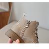 Solid Color British Style Kids Martin Boots Unisex Boys Girls Children Short Ankle Boots