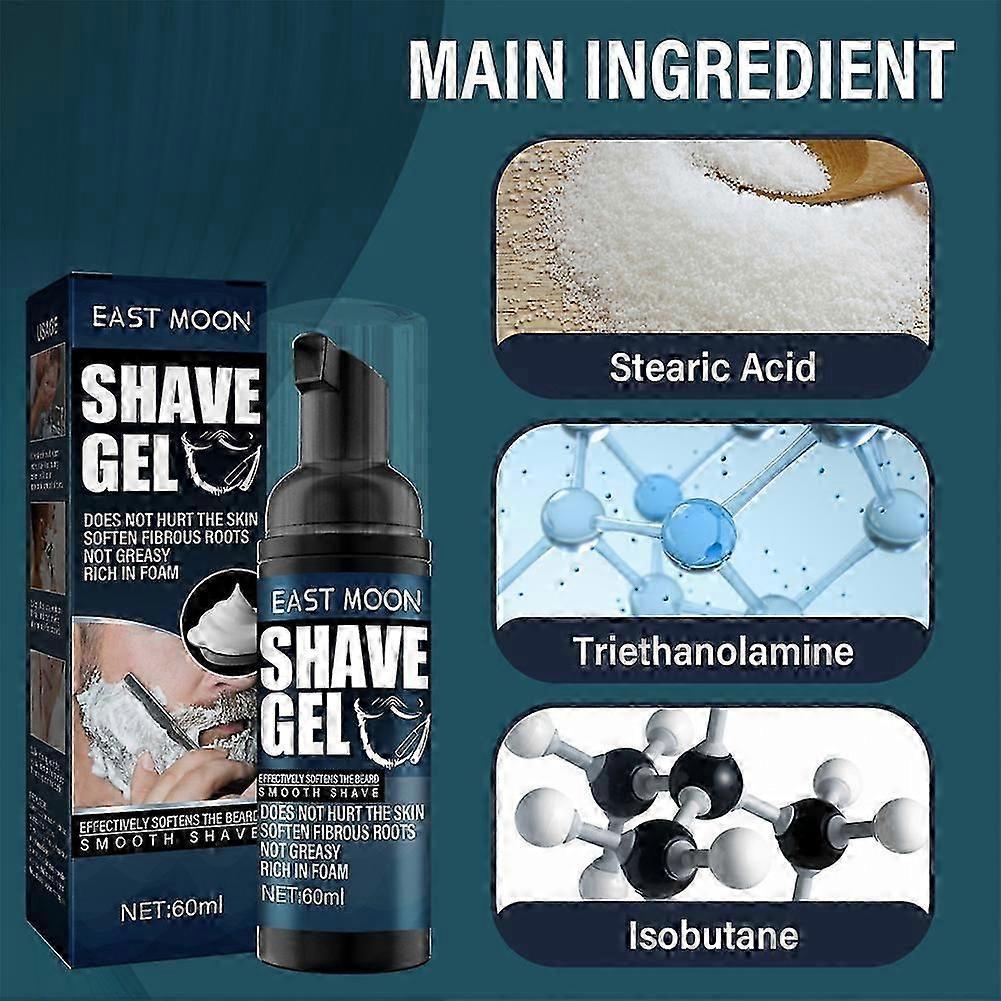 Men's Shaving Foam Gentle Refreshing Cleansing