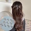 5/10 Pcs Girls Silver Star Hair Clips Women Cool Cute Metal Star Hair Clips Barrettes Hair Grip Y2K Hair Accessories Headwears
