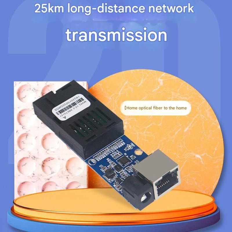 Single Mode Fiber to Ethernet Converters 100Mbps 20KM Ranges Design for Stable Networking Connectivities