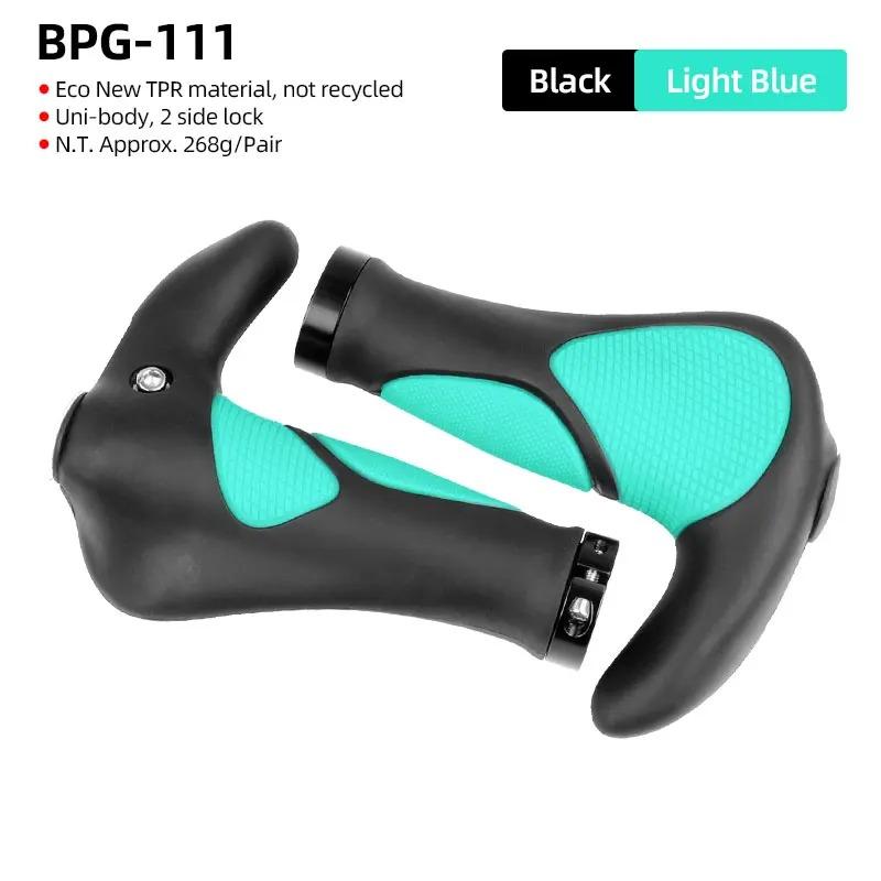 Bicycle Grip Handlebar End Cap Aluminium Alloy Lock Mountain Handle Bar Grip Bike Anti-Skid Rubber Bicycle Skid-Proof Grips Professional Grade