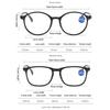 Unisex Comfortable Eyewear Ultra Lightweight Anti Blue Light Blocking HD Reading Glasses for Man and Woman Presbyopia Eyeglasses