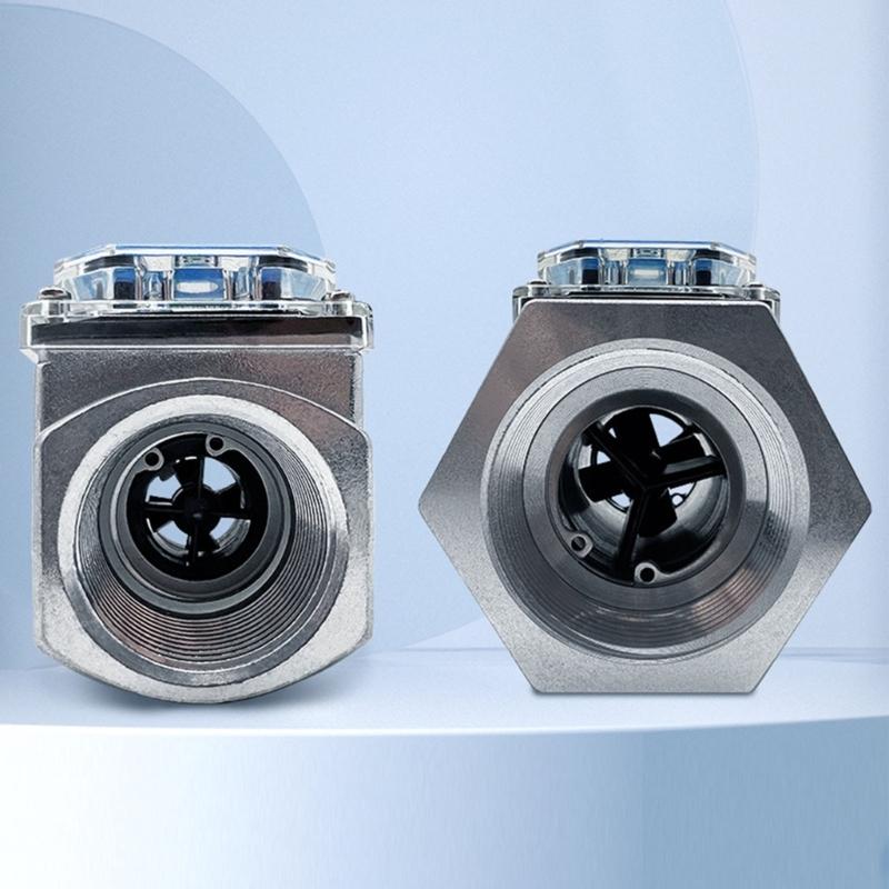 Liquid Flow Sensor Meter Flowmeter with LCD Display for Diesel-Fuel Water 1in/2in/2.5in/3in Electronic Turbine-Flowmeter
