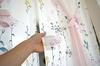Scandinavian Sunnyday Fabric Noren Powder Approximately 85cm Wide X 150cm Long Stylish, Long, Double-layered Curtain, Pink,