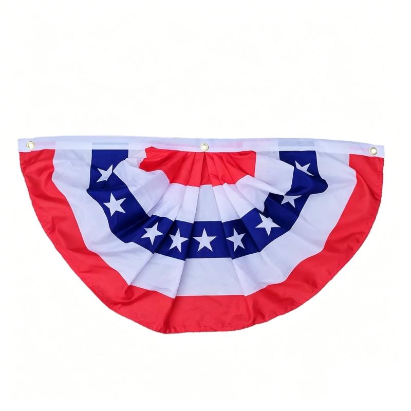 2 divisions Long Lasting Polyester Thematic Flags Wonderful For Continuous Outdoor Shows