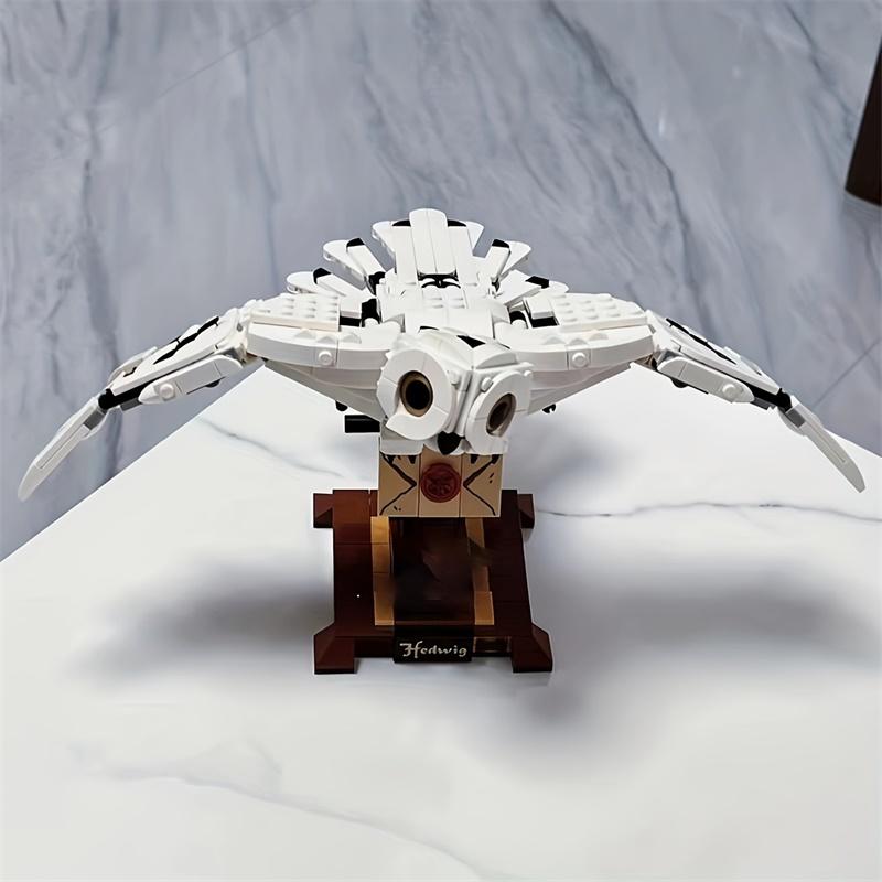 MINISO Disney Magic World Hedwiged Owl Building Blocks Animal Bird Model 75979 Assembled Toys Bricks Kids Adult Birthday Gifts