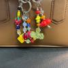 Mehrfarbige Dopamin-Handykette Hängende Kette, Lachender Stern Sport Anhänger Tasche, Schlüsselanhänger, Universelle Kette Niedliche Lanyard
