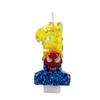 Anime Digital Number Birthday Cake Candles Party Decorations