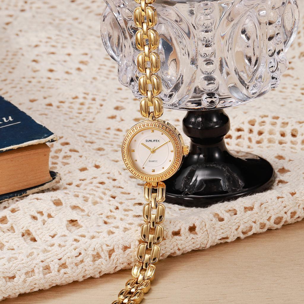 Sunlifex Bracelet Temperament Quartz Watch Commuter Versatile Women'S Watch