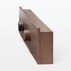 MUJI Furniture Holder with 44cm Wide X 4cm Deep X 9cm Walnut Product 12939641 Wall-Mountable Magnet, High, Veneer, Number