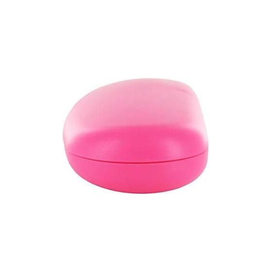 Meigan Glasses Case for Children, Kids, Hard Case, Easy To Use, Large Buttons, Cute, Stylish, Pink, for Girls 2005-04