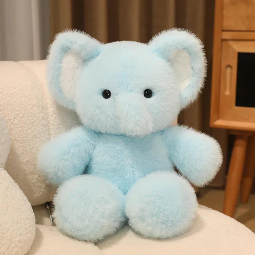 4 Styles Running Animal Plush Toys Stuffed Cartoon Bear Rabbit Elephant Doll Funny Hugging Animal Doll Cuddly Children Gift