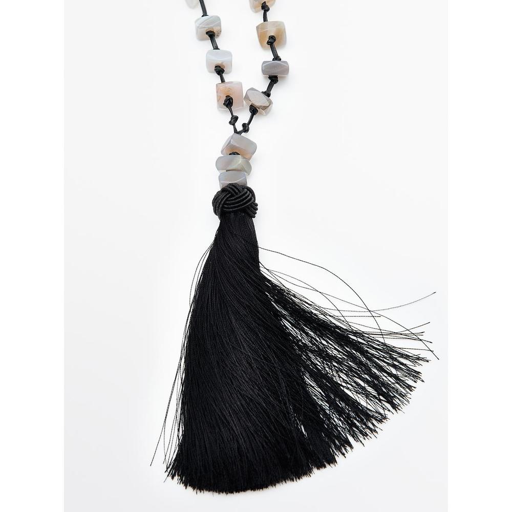 Rhinestone Tassel Necklace 04602608800