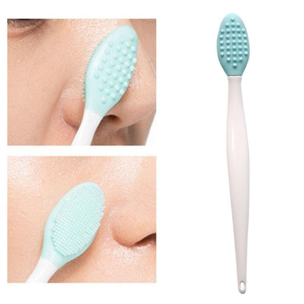 

Soft Fur Beauty Nose Brush Clean Pores Facial Brush Portable Nasal Brush рожевий