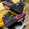 36-48 Unisex motociklu zābaki, liela, maza āda, Citron pretslīdes motociklu zābaki