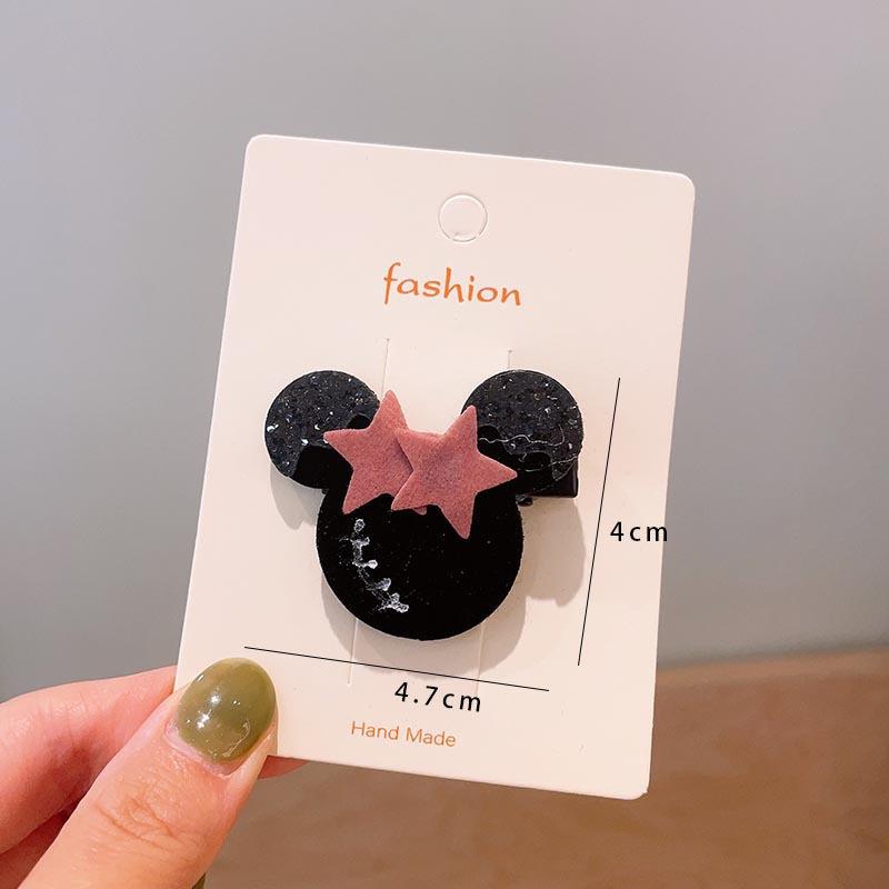 Halloween Children's Hair Accessories, Pumpkin Ghost, Funny Handmade Hair Clips, Black Bat Bow, Girl Party Hair Clips