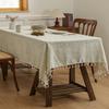 Bamboo Linen Tablecloth Thickened Cotton And Linen Wind Fabric Japanese Conference Tablecloth Tablecloth Coffee Table Cloth