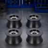 4 Stück 42 mm Durchmesser Führungsrolle 24 mm Dicke Ersatzrolle für Crosstrainer