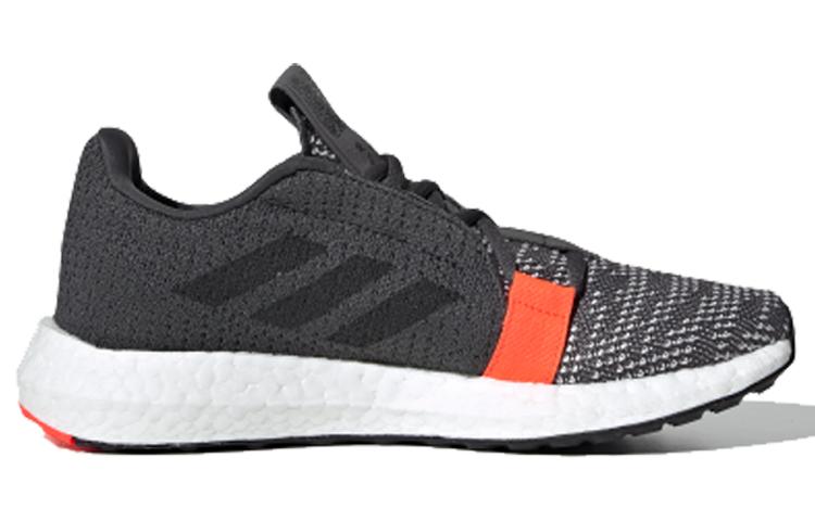 Adidas Senseboost Go J Cushioning Kids' Training Shoes Gray Black Red Teenagers EE4031