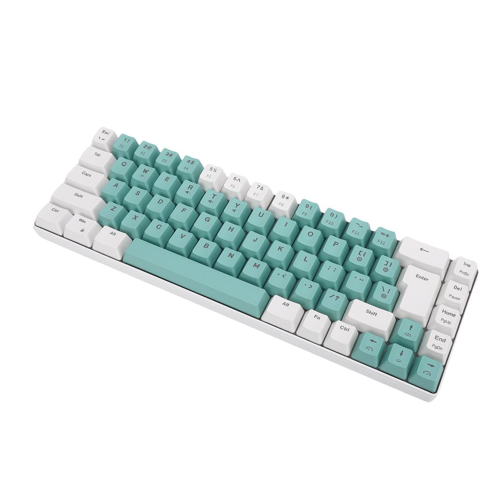 Wired Gaming Keyboard 60percent  Compact with RGB Backlight Comfortable Typing Mechanical Keypad for PC