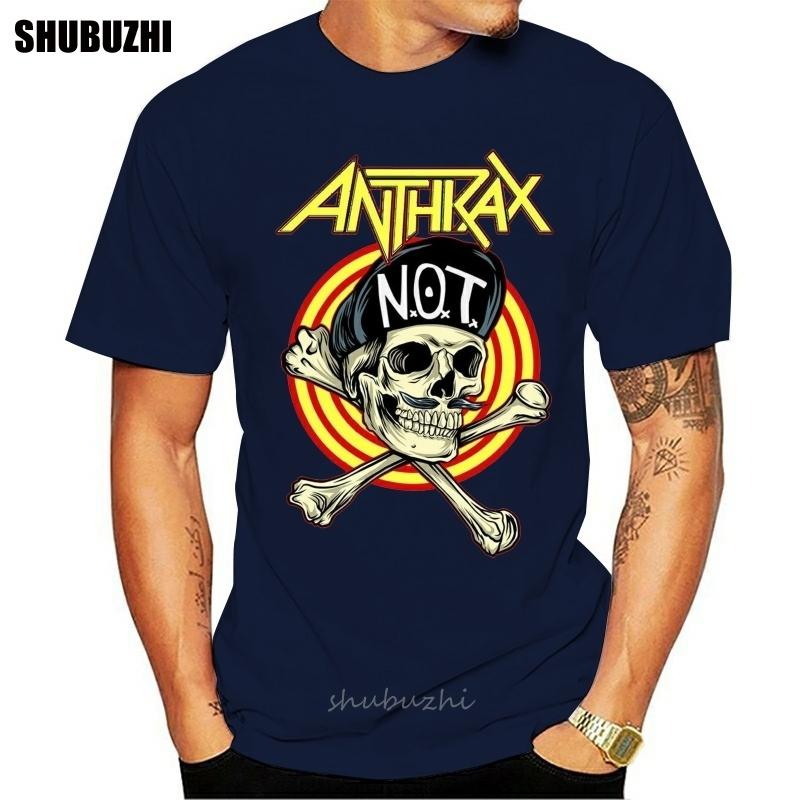 

ANTHRAX PUNK ROCK BAND GRAPHIC MEN TSHIRT cotton tshirt men summer fashion tshirt euro size S