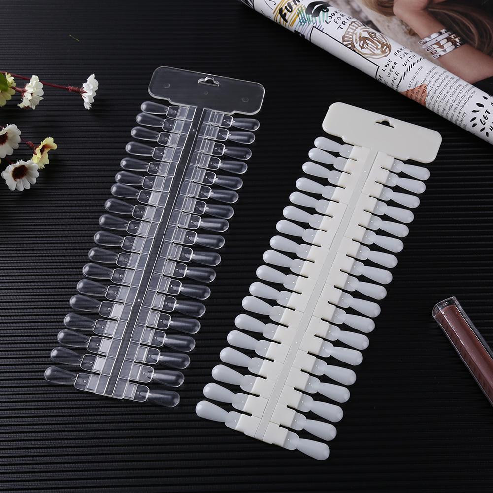 36pcs Removable Nail Art Display Board Rack Detachable False Nail Tips Color Card DIY Manicure Practice Tools