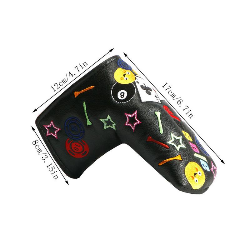 Potah na golfovou hůl Putter Magnetické zapínání PU kůže Potah na hlavu golfového putteru Golfové příslušenství Vodotěsný Ochranný potah na hlavu golfové hole