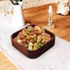 Wood Serving Tray Handmade Wooden Fruit Plate for Appetizers Nuts Candy Dried Fruits Coffee Table Decor Small Wood Tray