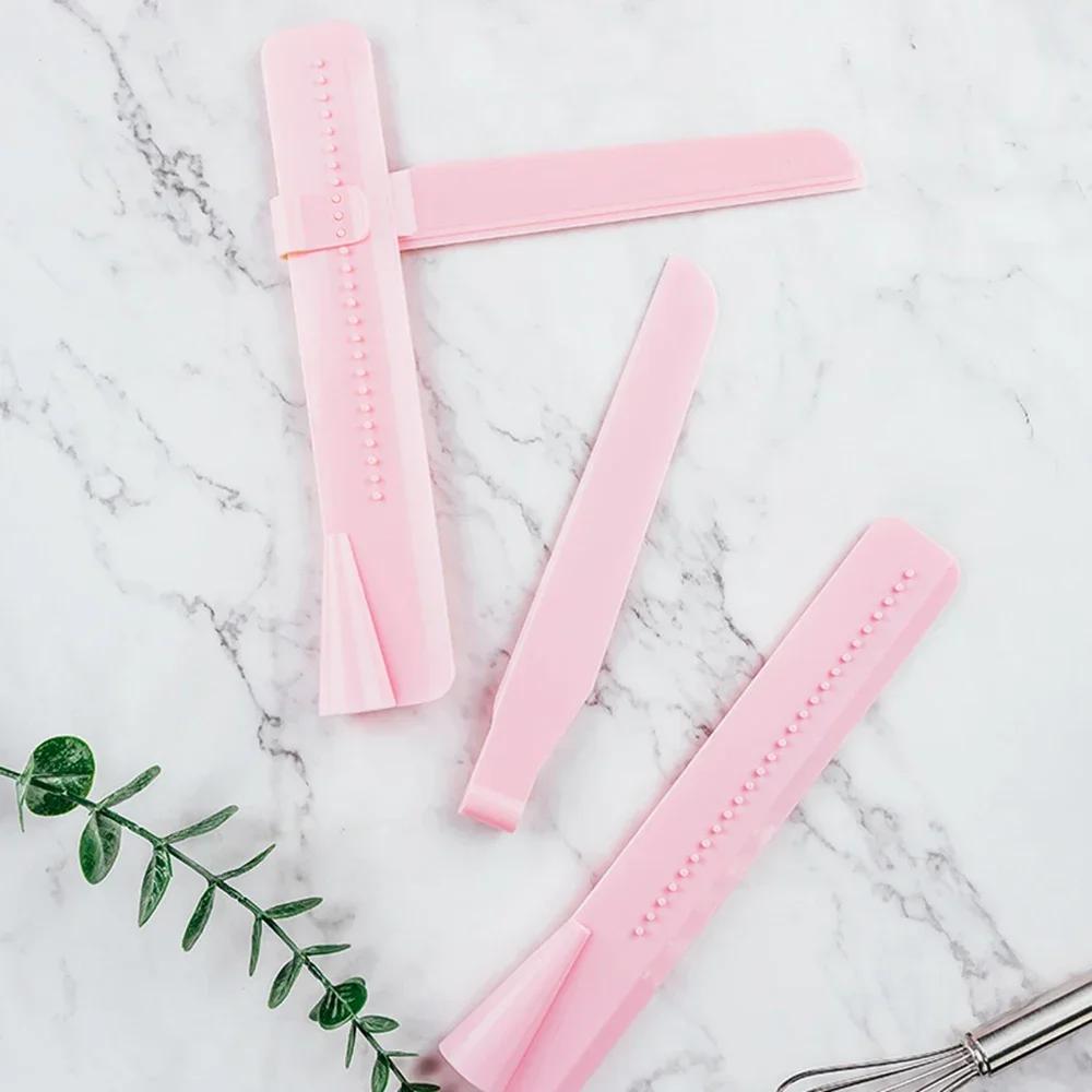 Convenient Adjustable Fondant Spatulas, Cake Edge Smoother, Cream Decorating DIY Bakeware, Kitchen Cake Tool, Tableware