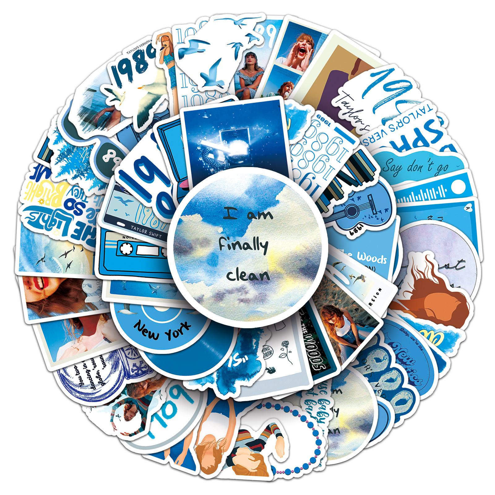 

Fun Sticker Pack For Water Bottles, Luggage, Laptop, And Phone Case Decoratio One Size