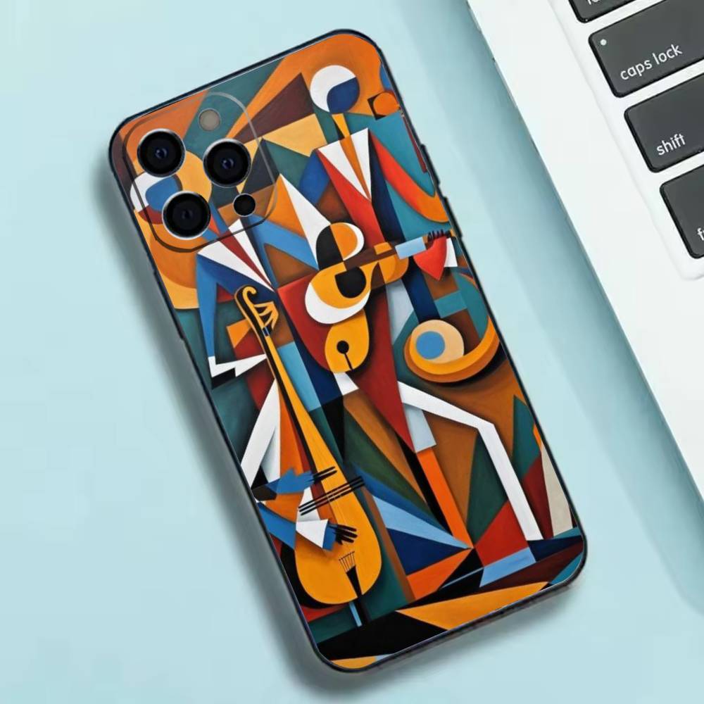Picasso Abstract Art Painting  Phone Case Silicone Soft For IPhone 17 16 15 14 13 12 11 X XR Plus Pro Max Plus