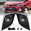 For Toyota Corolla Altis ECO L LE US Version LED Fog Lamp DRL Daytime Running Lights Car Headlight Halogen 12V