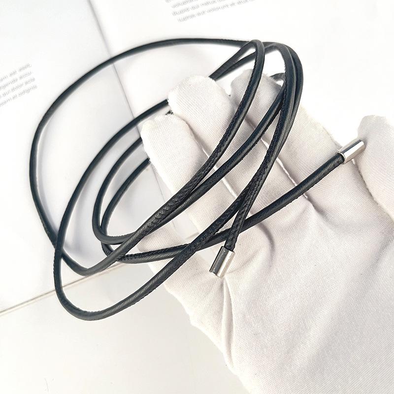 Small Slim Waist Chain Women's PU Belt Fashionable Women's Dress Skirt Decoration Slim Waist