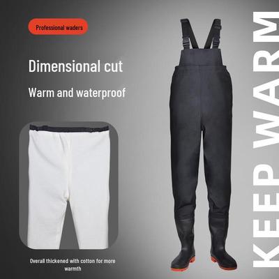 Waterproof Winter Fishing Pants with Warmth, Waders, and Boots