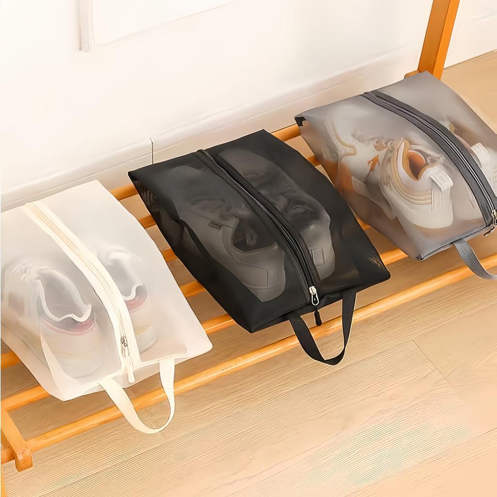 1PC Multifunction Portable Shoe Storage Bag Nylon Mesh Laundry Toiletry Pouches for Home Travel Organizers Dustproof