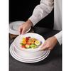 Ruhan Commercial White Melamine Round Plate