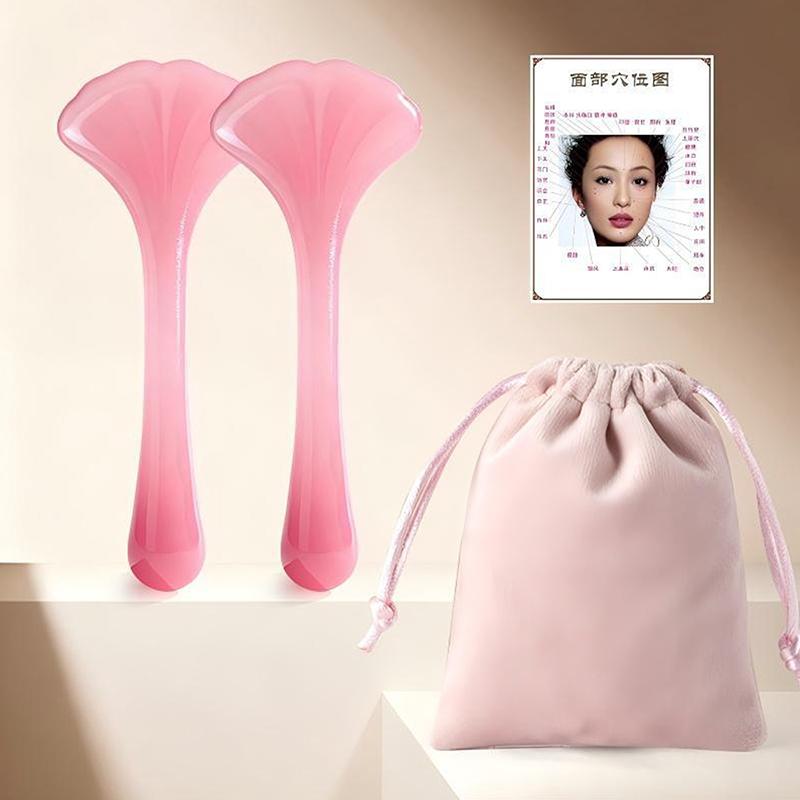 Ginkgo Shape Resin Face Gua Sha Board Gua Sha Massage Board For Face Firm Skin Care Gua Sha Spa Physical Therapy Beauty Product
