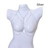 Metall Damen Körperkette Sexy Stil Hohl Bikini Damen Brustkette Körperkette