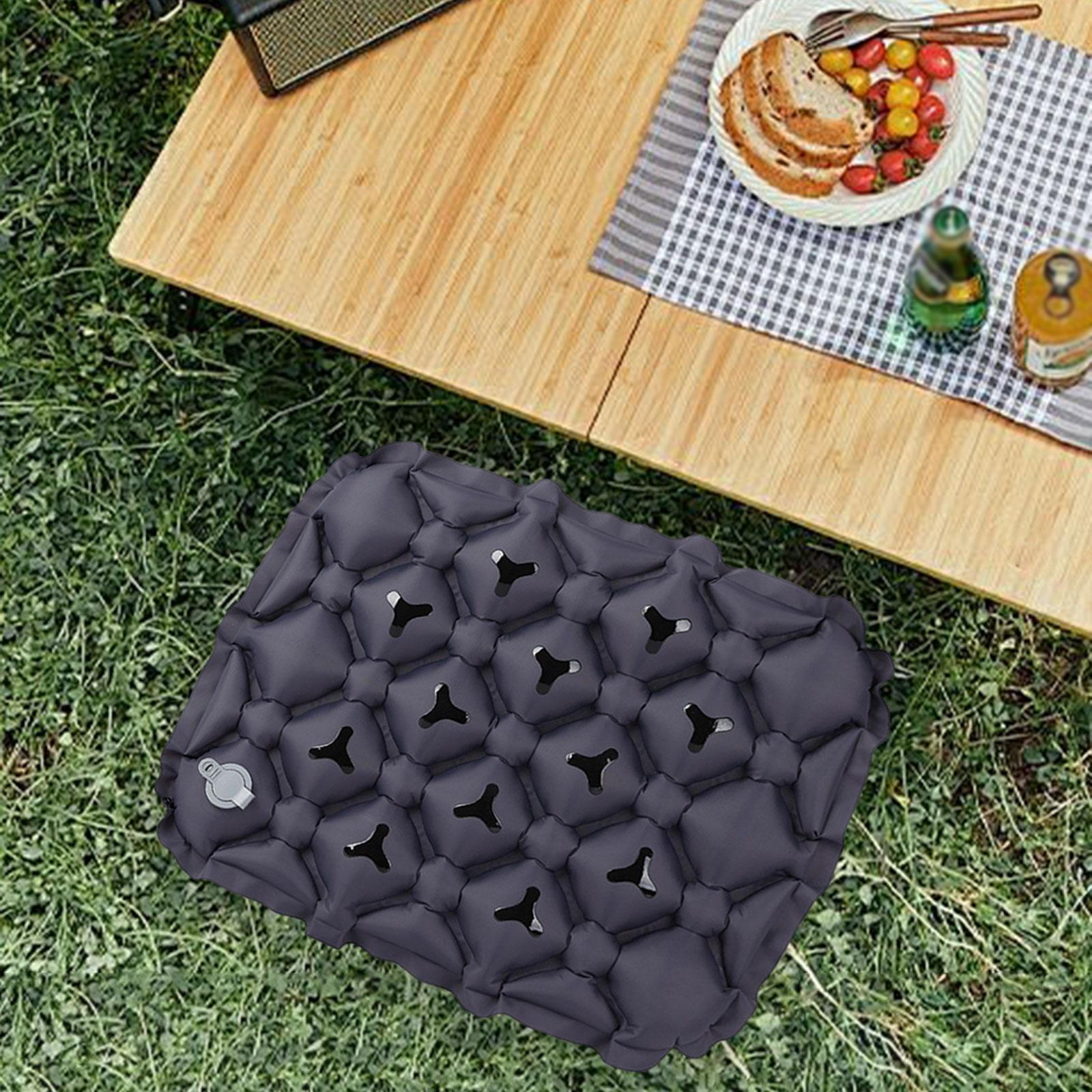 

Надувная подушка для сиденья, воздушная подушка для сидения, складной коврик для поддержки стула для рыбалки Deep Grey