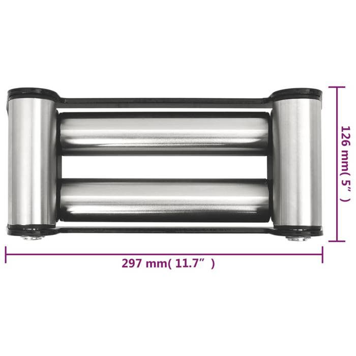 VidaXL Guide-câble à 4 voies Acier 8000-13000 lbs