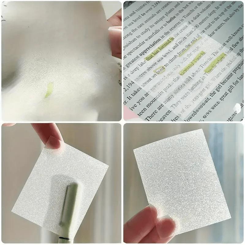 150 Sheets Ansparent Sticky Notes - Pull-out Writing Sticky Stickers, Quick-drying, Suitable for Office and School