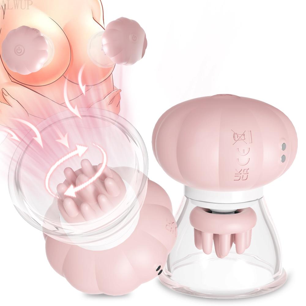 Sucking Sex Toys Breast Massager Vibrator for Women Licking Tongue Clitoral Stimulation Nipple Oral Female Masturbation Tools