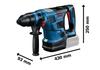 Sds+ Rotary Hammer Gbh 18V-34Cf 0*Ah - B 611914021