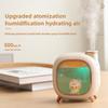 Umidificator de aer ultrasonic cu păpuși de desene animate, capacitate mare 500 ml, difuzor de aromaterapie cu uleiuri esențiale, lumini de noapte colorate cu respirație, USB