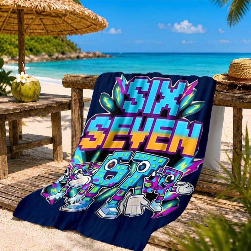Weltraumabenteuer mit Six Seven 67 Strandtuch, Schnelltrocknend, Pflegeleicht, Geeignet für Fitness und Strandurlaub, Sport-Essential