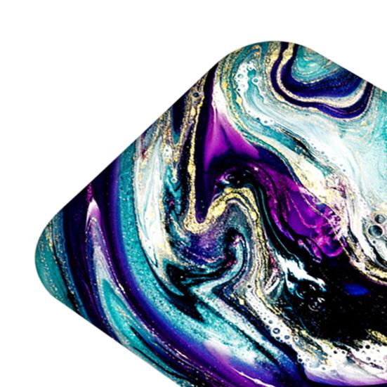 Covoraș anti-alunecare flanel absorbant în mai multe culori Covor imprimat cu marmură pentru casă